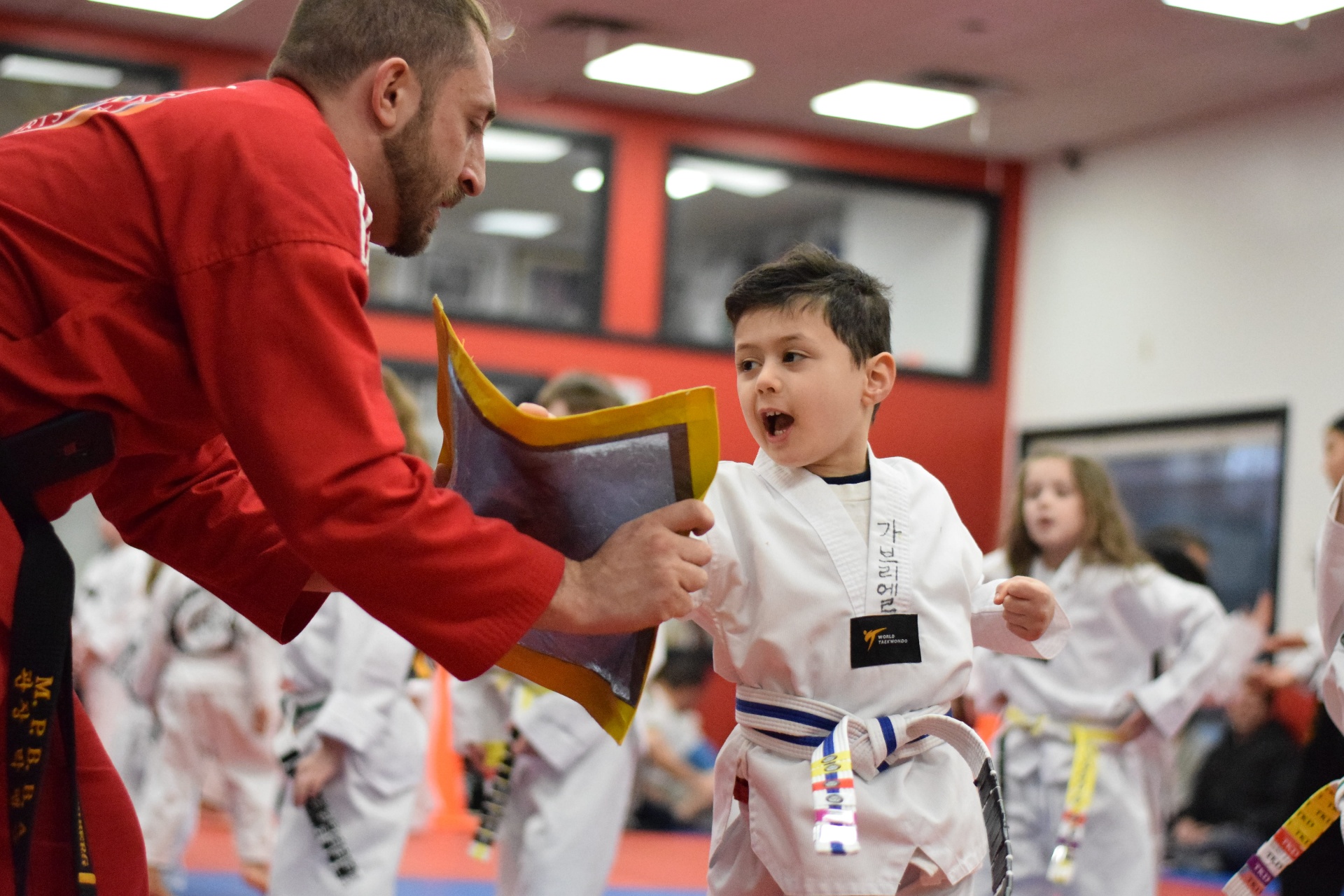 Instructor training young student